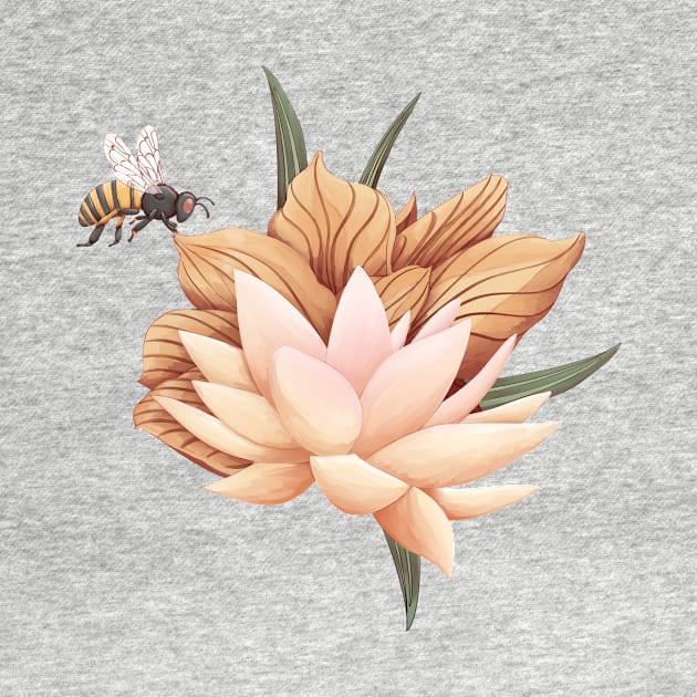 Full bloom | Busy bee by hisameartwork